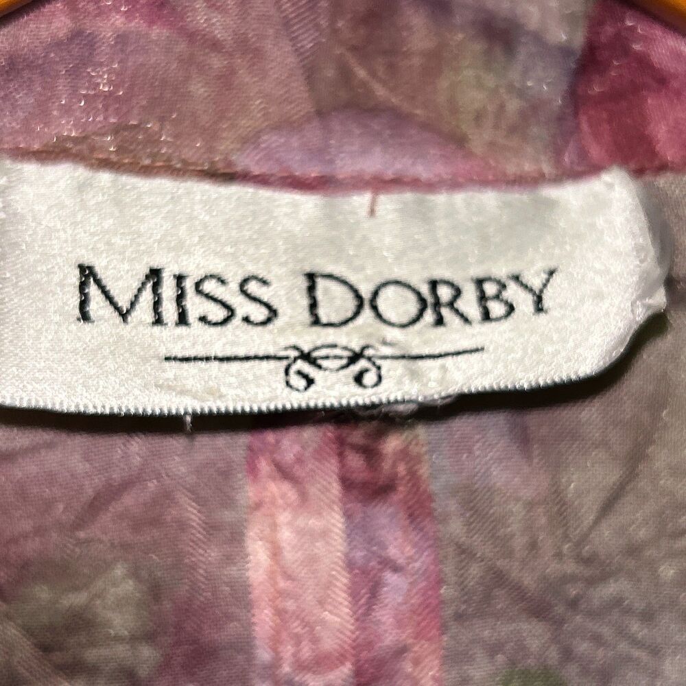 Vintage Miss Dorby Floral Dress and Jacket Set Medium - Picture 10 of 11